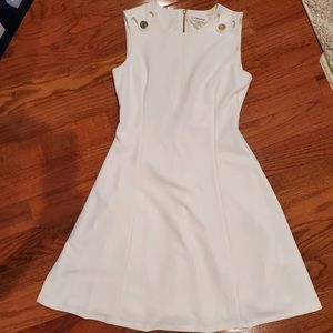 White Calvin Klein dress